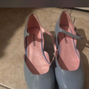Jeffrey Campbell Light Blue Mary Jane Flats